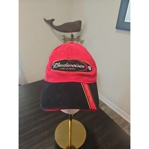 Dale Earnhardt Jr NASCAR Hat Cap Black Car Racing Auto Budweiser 8 Chase NuFit
